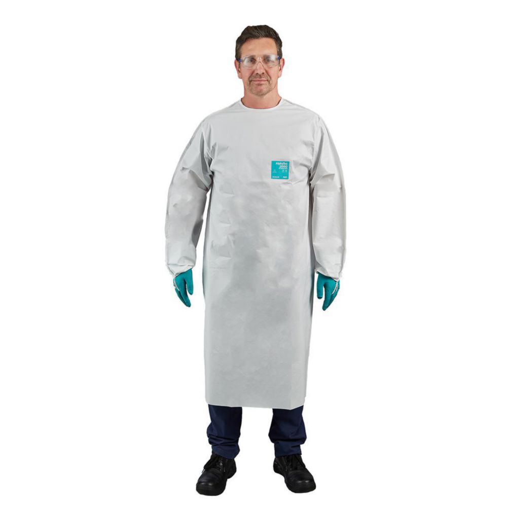 Aprons with sleeves, AlphaTec® 2000, model 214