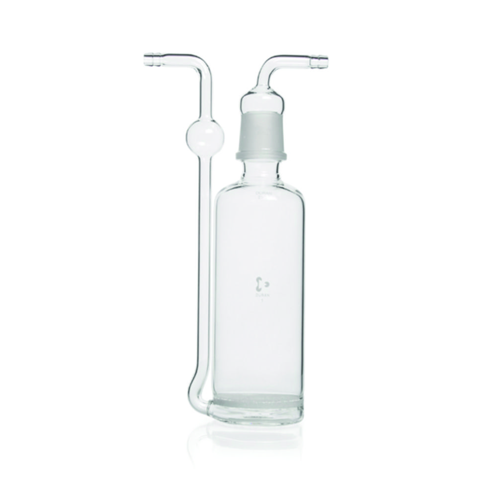 Gas washing bottles Duran®, with fused-in filter disc