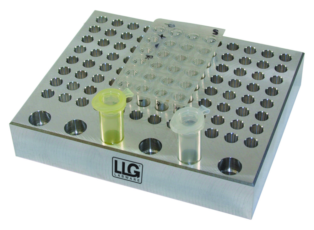 LLG-Temperature block exact, aluminium