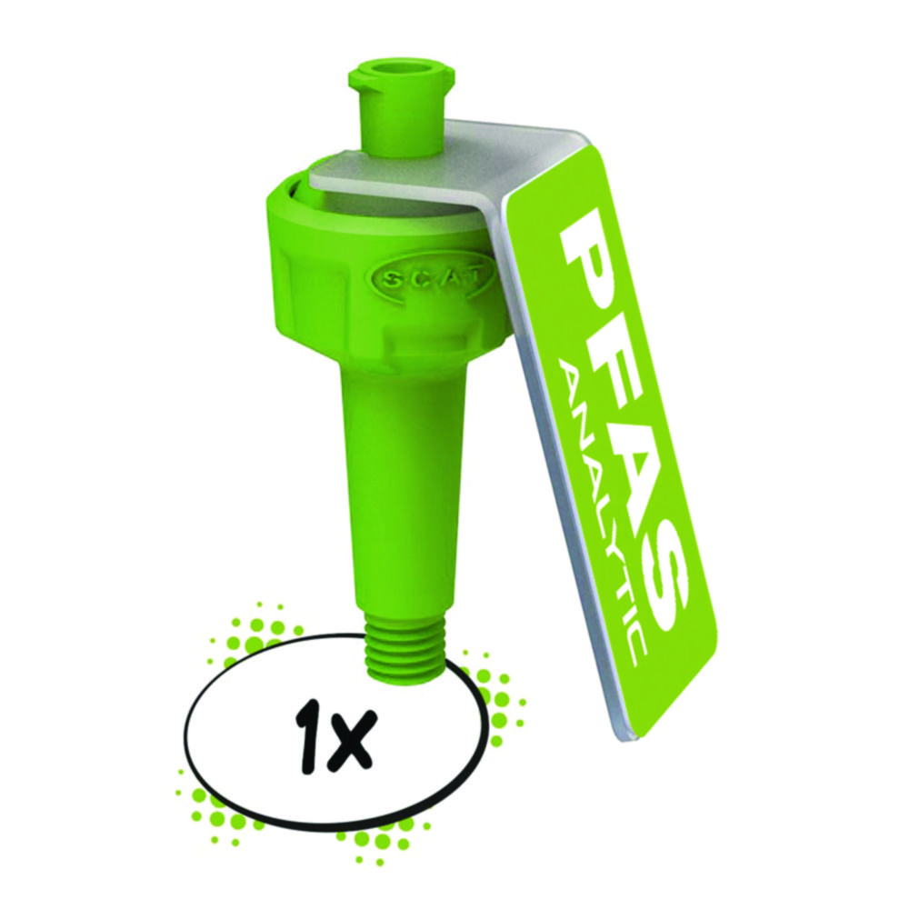 Air valves, PP, for PFAS analysis