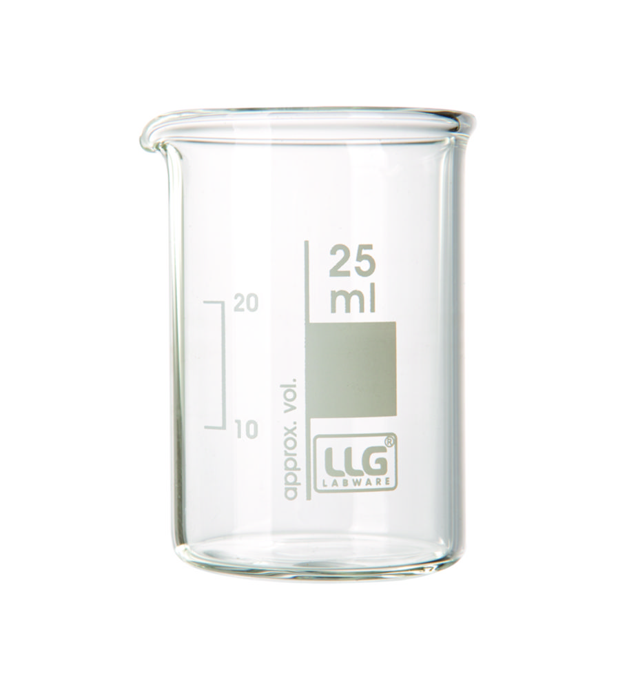 LLG-Beakers, borosilicate glass 3.3, low form
