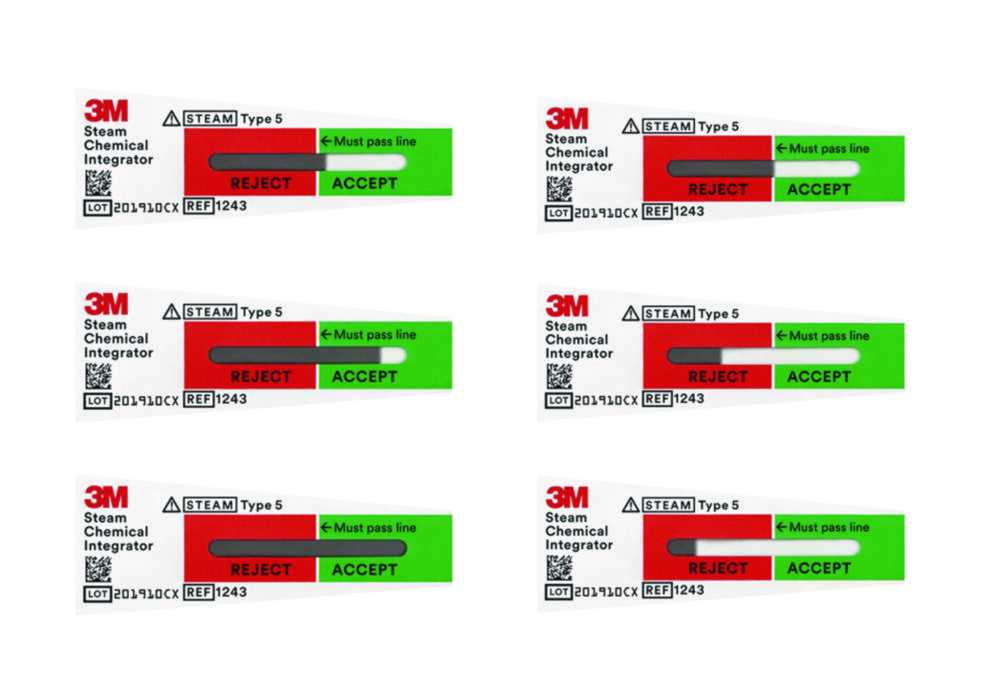 Chemical integrator for steam 3M™ Attest™ Type 5
