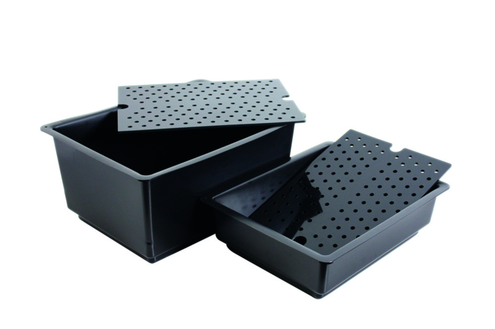 Collecting trays, HDPE, electrically conductive