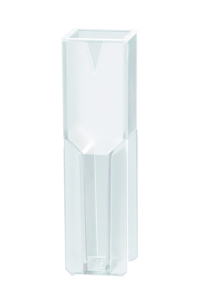 Macro cuvettes, plastic