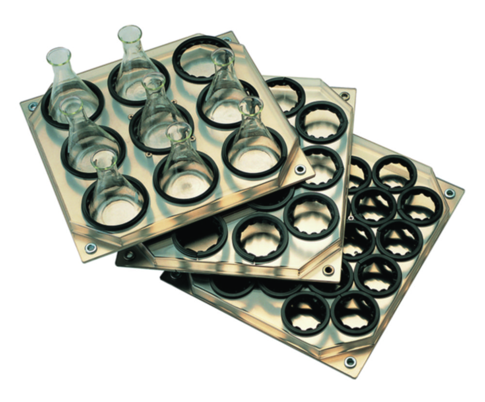 Clamps for shakers and mixers