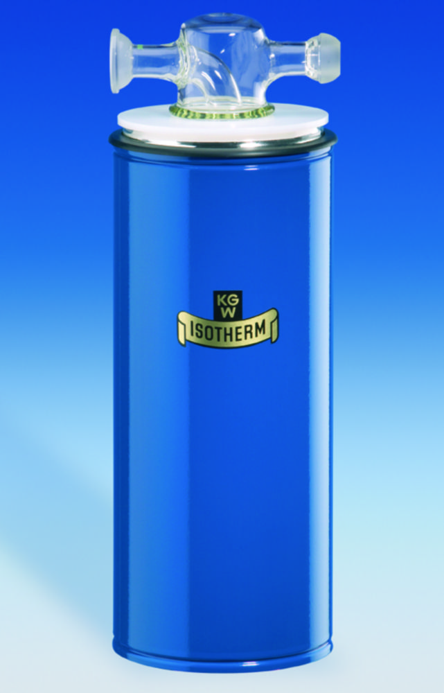 Cold traps with Dewar flask, borosilicate glass 3.3, one-piece, standard version