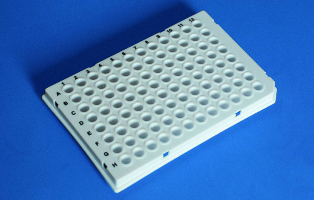 96-well PCR plates, PP, semi-skirted, for Roche® LightCycler® 480
