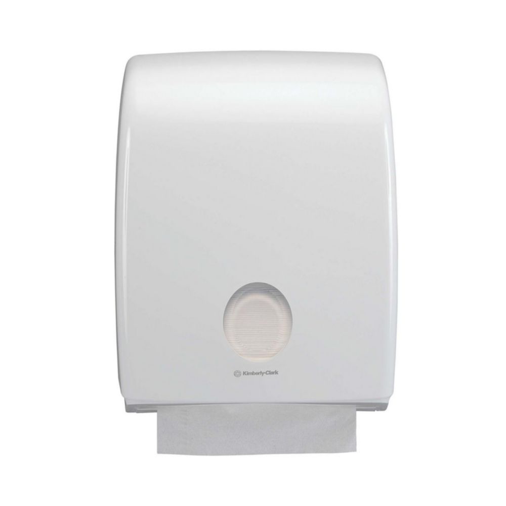 Aquarius™ dispenser for towels with C-fold