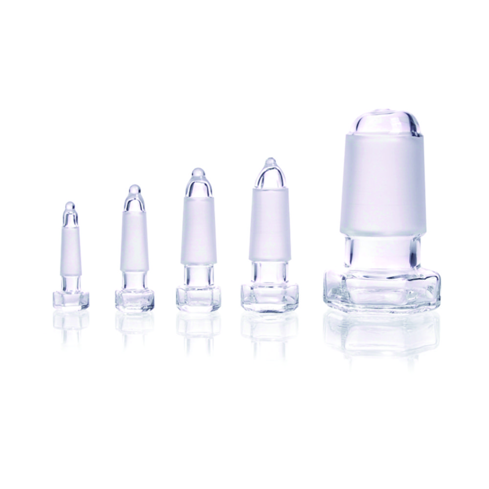 Hexagonal hollow stopper DURAN®, pointed