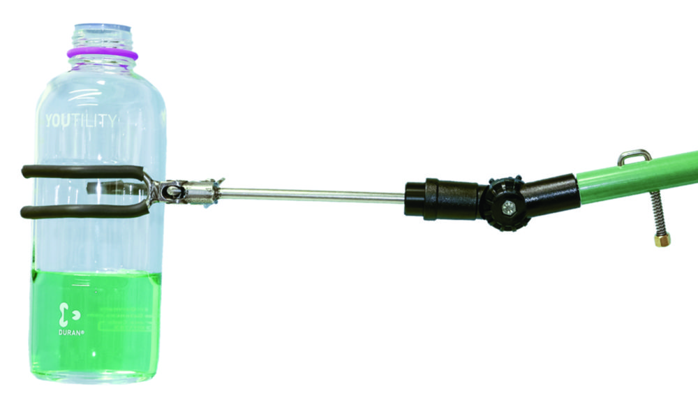 All purpose clamp, stainless steel with silicon coating