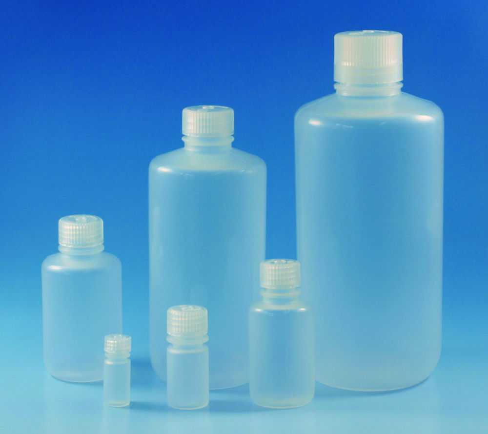 Narrow-mouth bottles Nalgene™, with screw cap, PP
