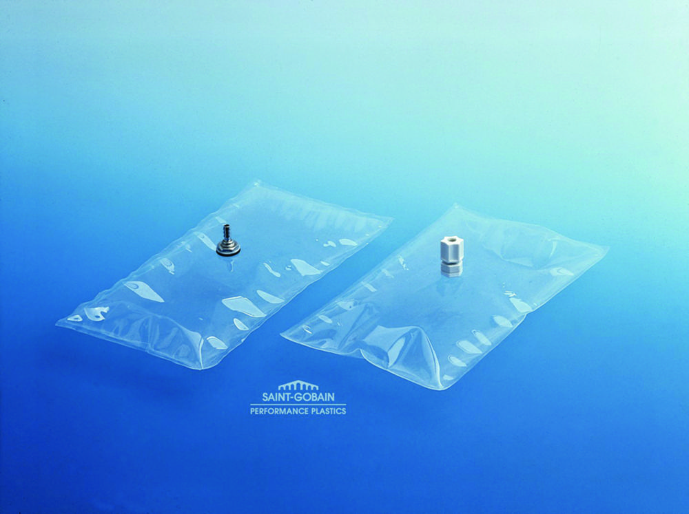 Sampling bags, FEP, with on/off valve