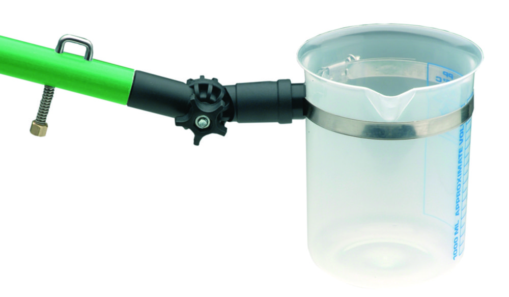 Angled sample beaker, PP