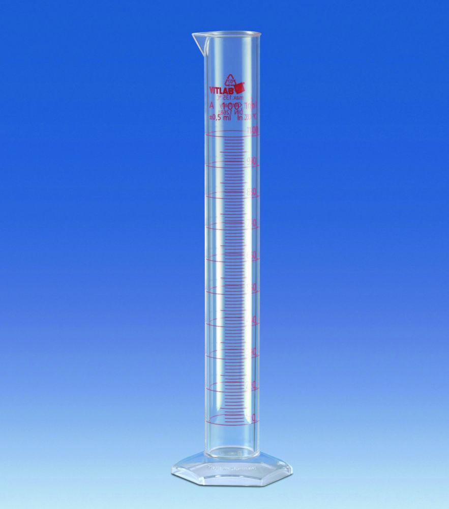 Graduated cylinders, PMP, Class A, tall form