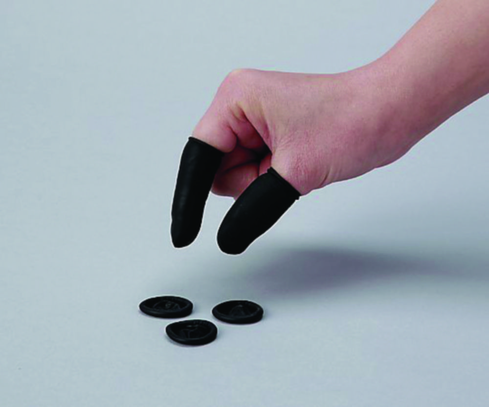Conductive Finger cots ASPURE, anti-static, latex
