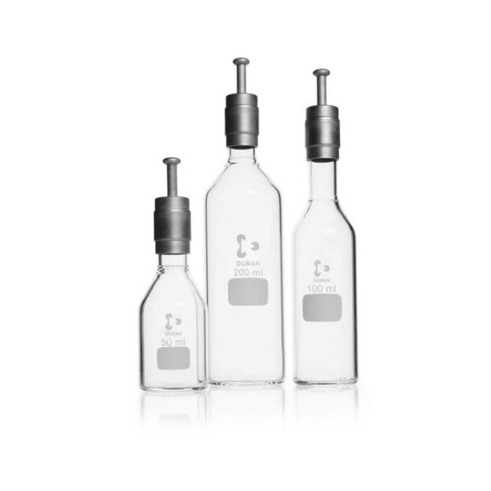 Culture media bottles DURAN®, glass, cylindrical