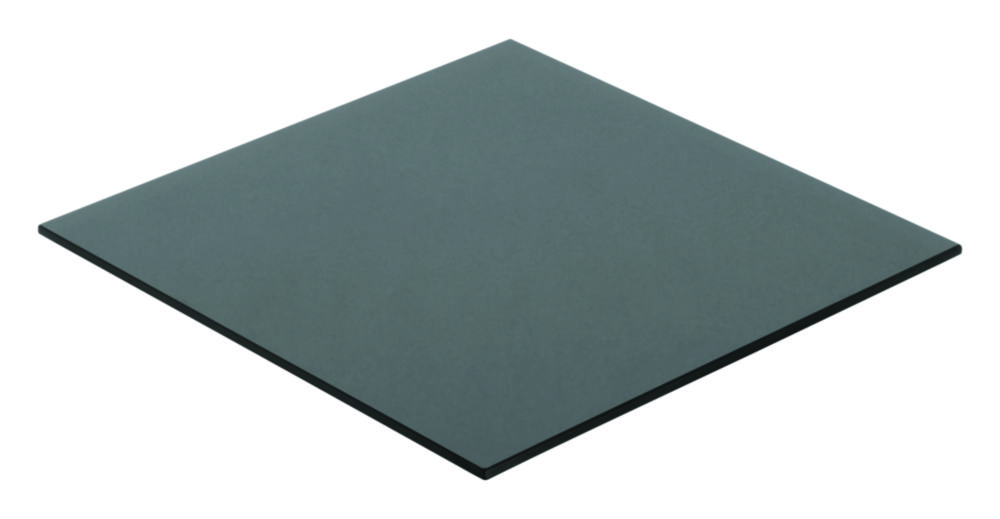 Glass ceramic laboratory protection plate