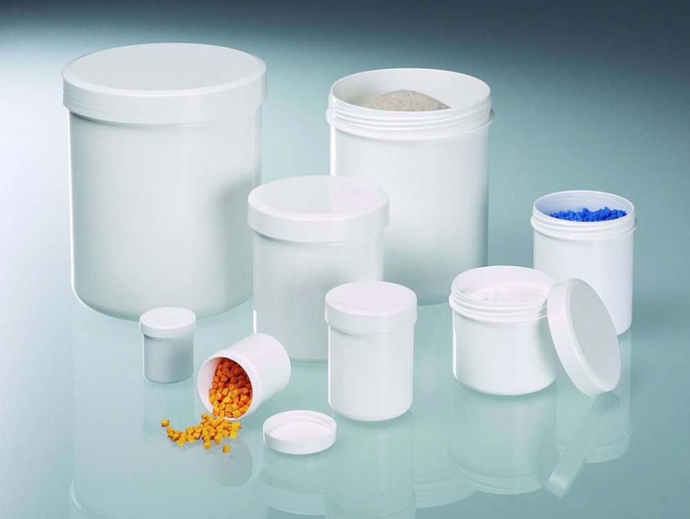 Jars with screw cap, LaboPlast®, PP