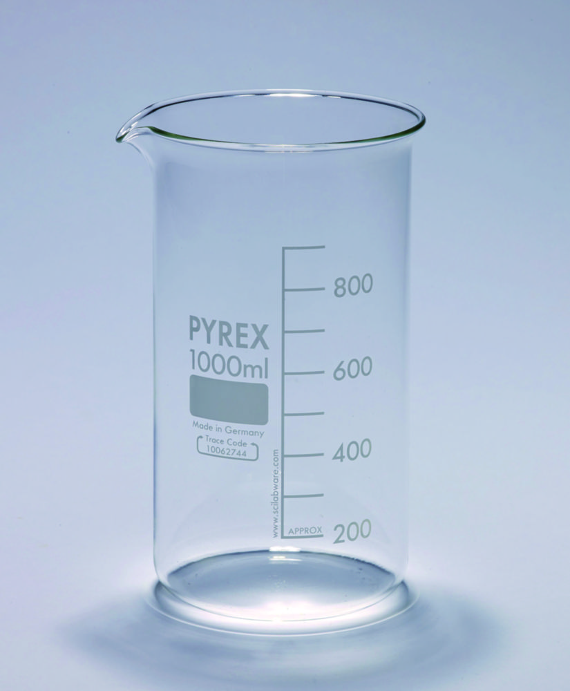 Beakers, low form, heavy duty, Pyrex®