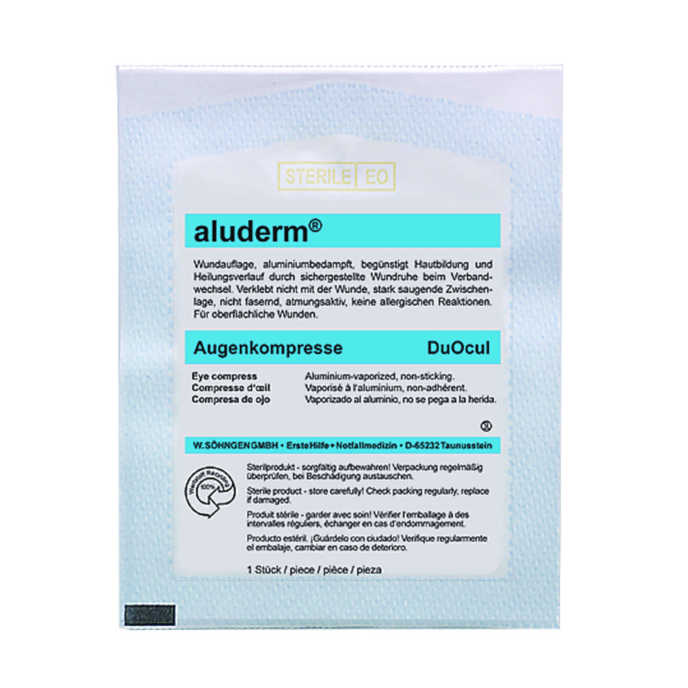 Eye compresses aluderm® DuOcul, sterile