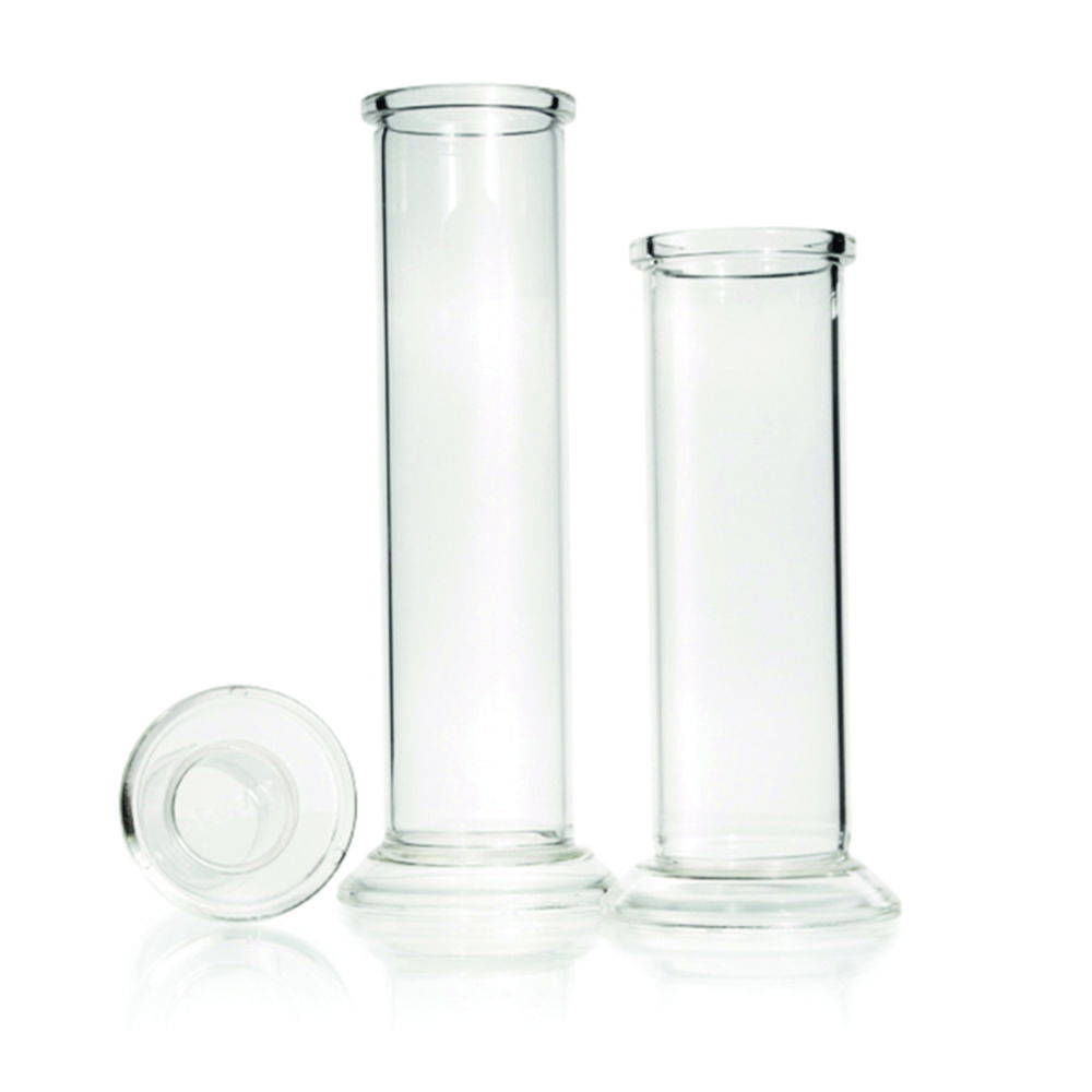 Standing cylinder, DURAN®, rim flanged and surface-ground