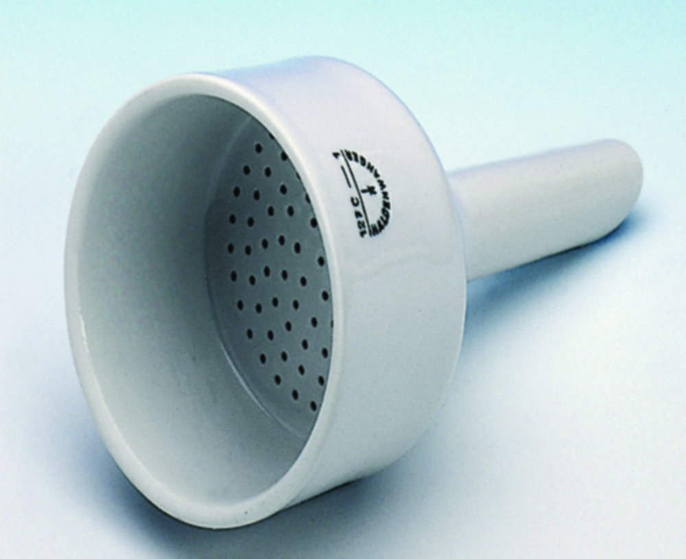 Buchner funnels, porcelain