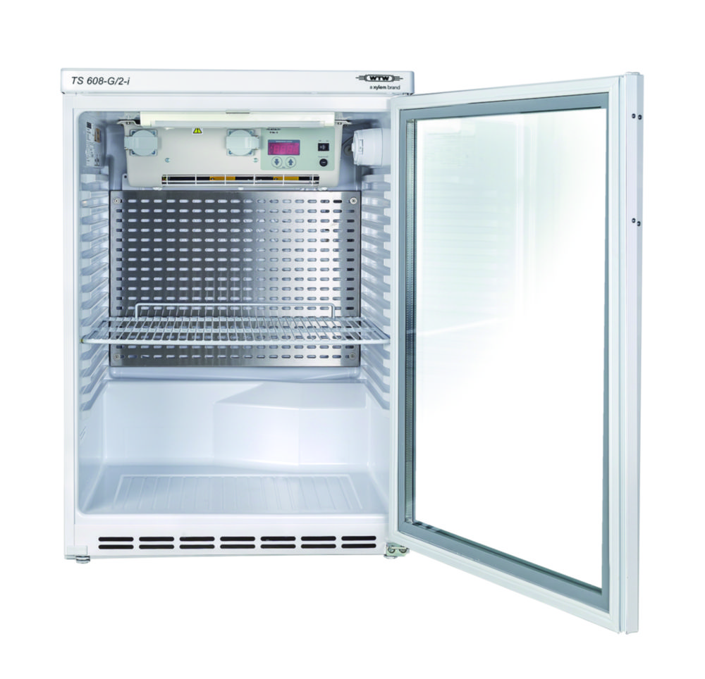 Controlled Temperature Cabinet TS 608-G/2-i for standard applications, 2 internal sockets, glass door