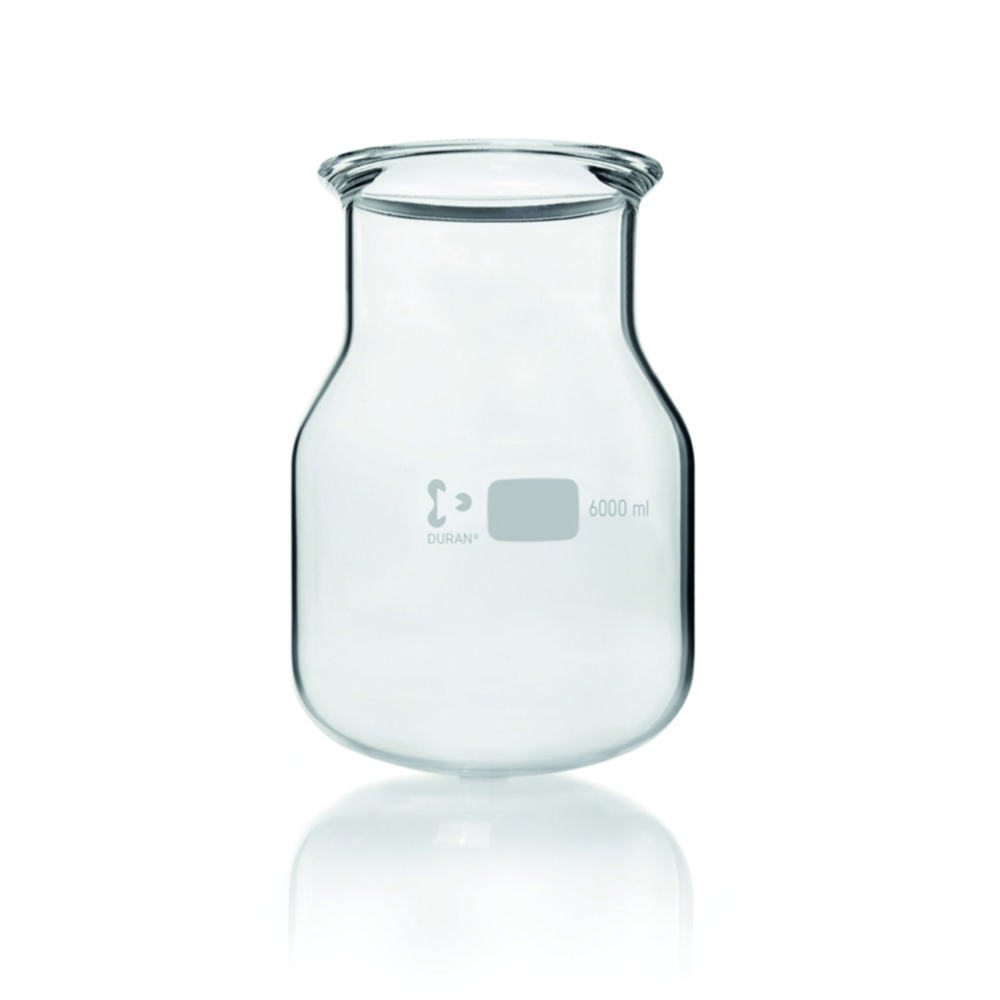 Reaction flasks, flat flange, DURAN®, flask shaped
