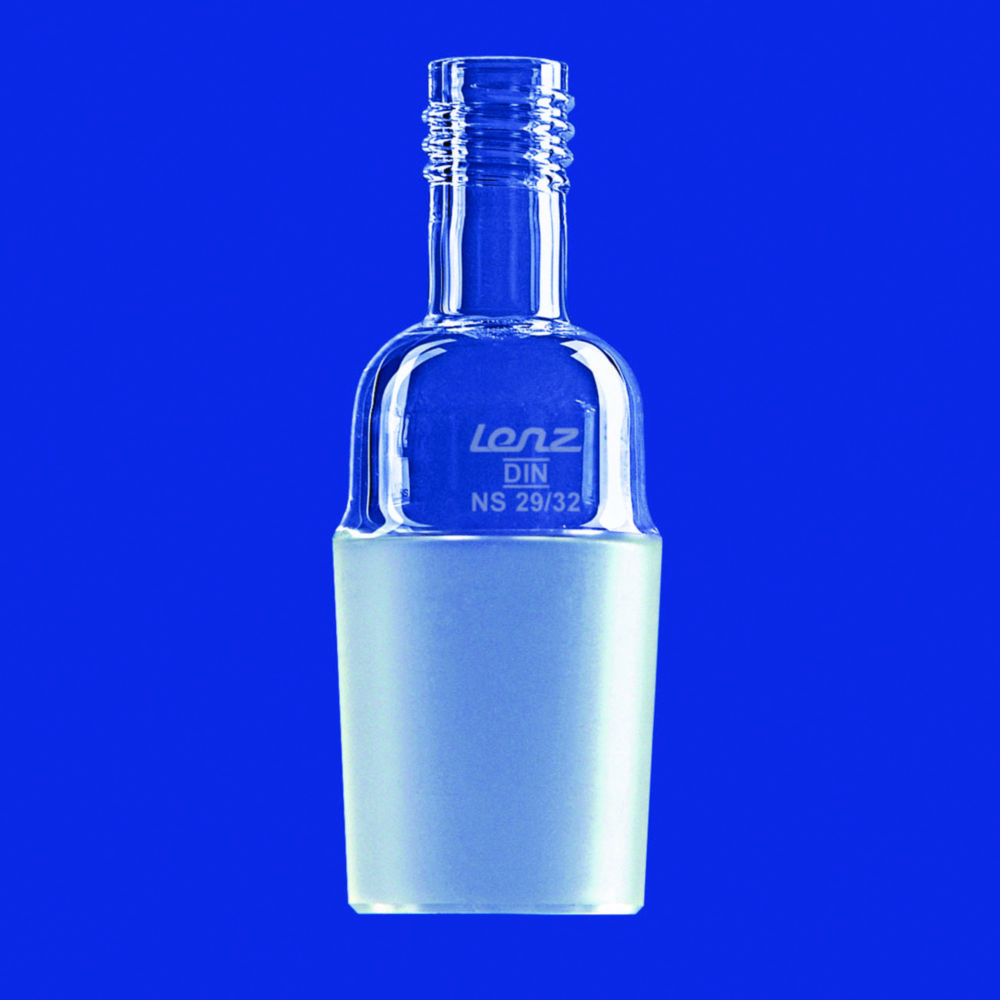 Threaded tube with NS core, DURAN® tubing