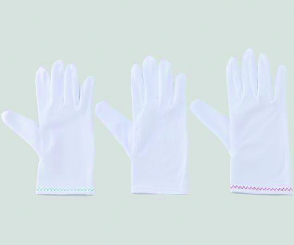 Gloves ASPURE, white, nylon