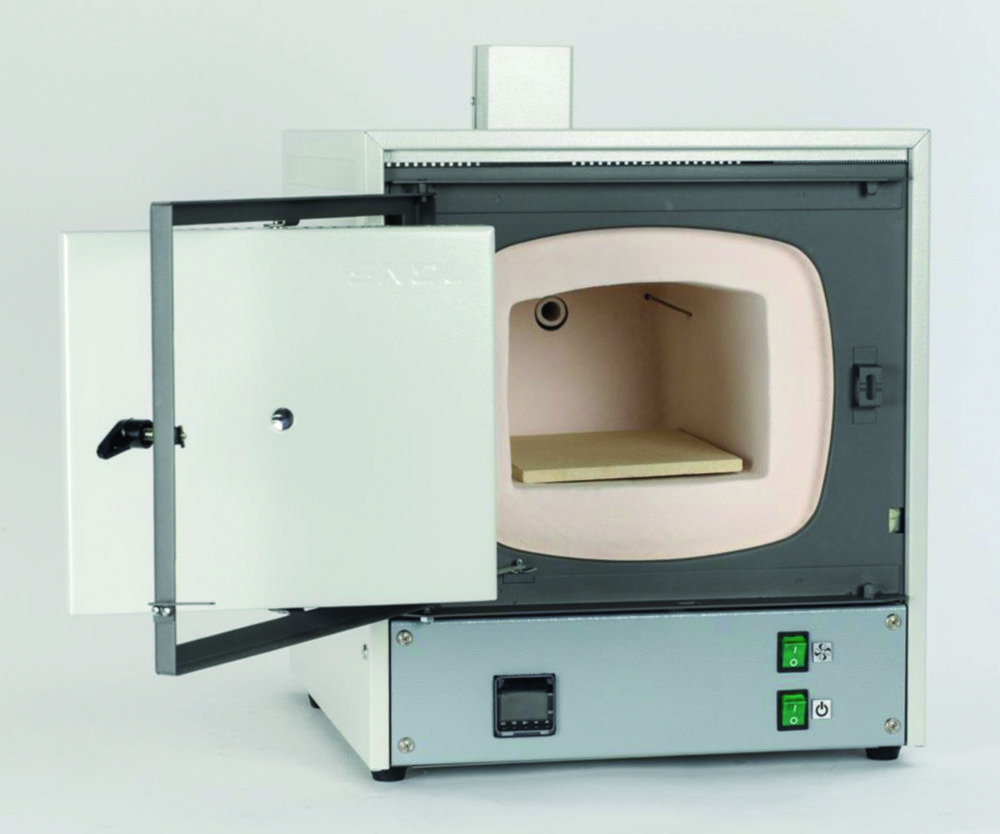 Ashing furnaces SNOL 10/1300, up to 1300 °C, Omron E5CC-T controller