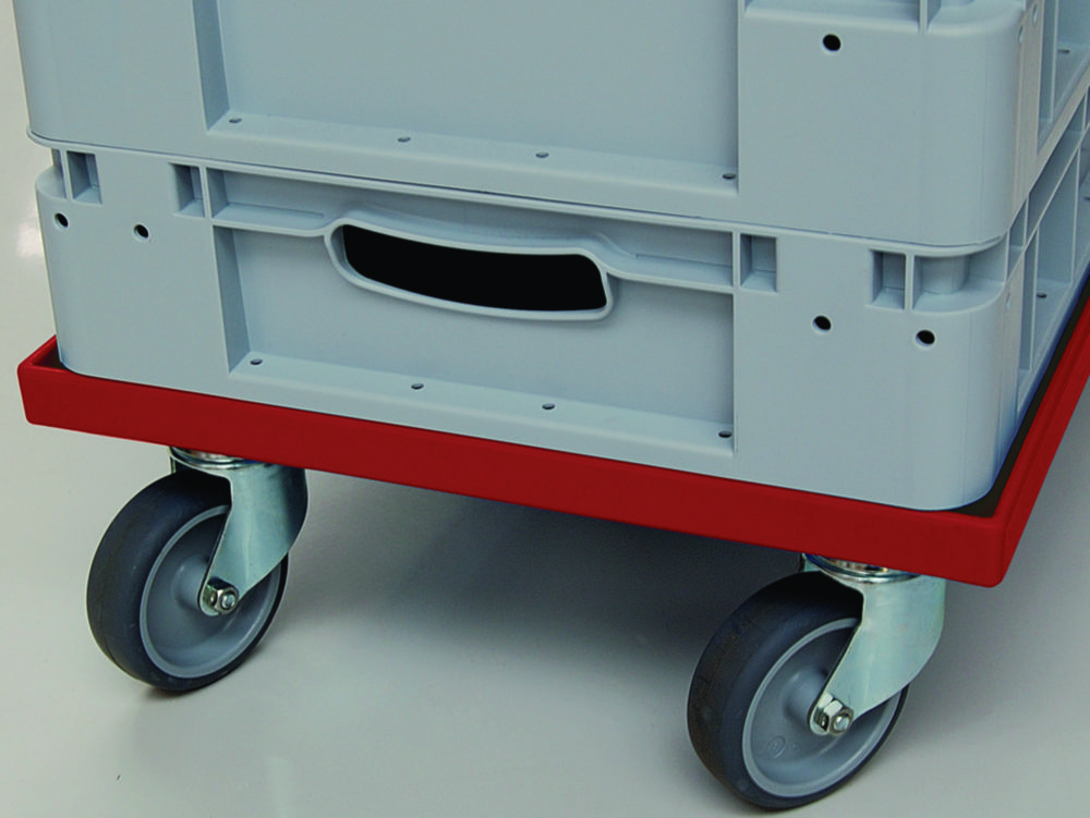 Transport roller for stacking and storage containers