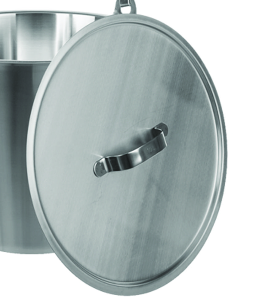 Lids for buckets 18/10 stainless steel