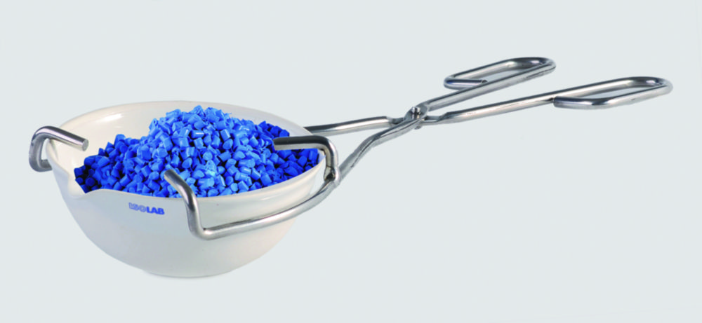 Basin tongs, chromated steel