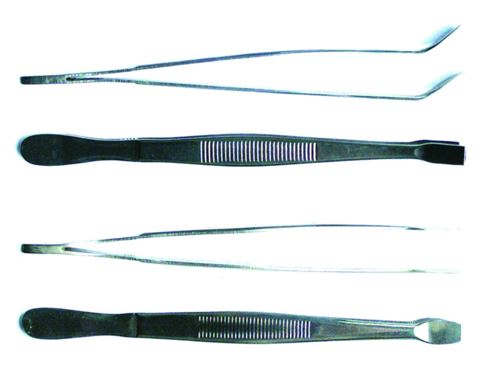 LLG-Cover glass forceps, type Kühne, stainless steel