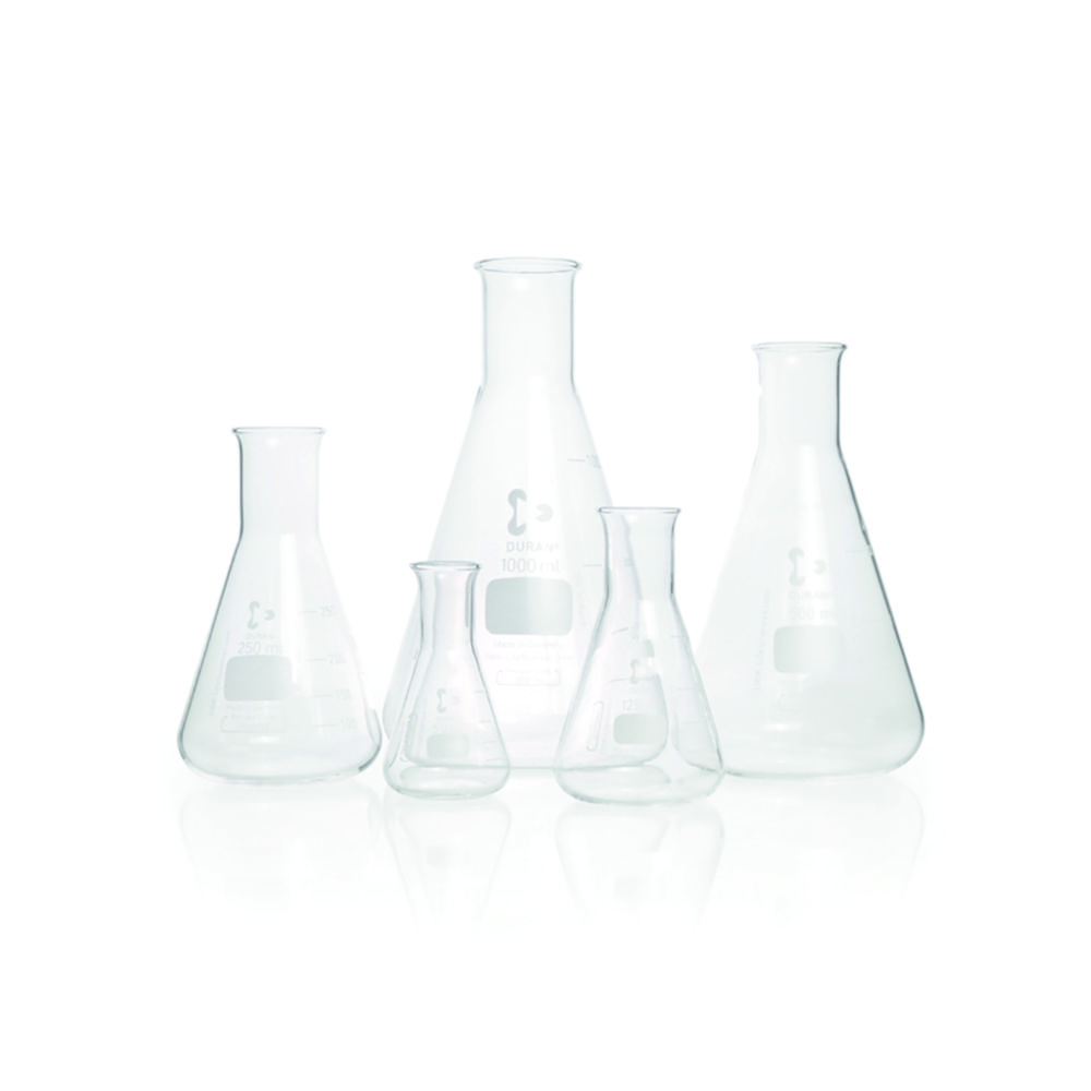 Erlenmeyer flasks, narrow neck, DURAN®