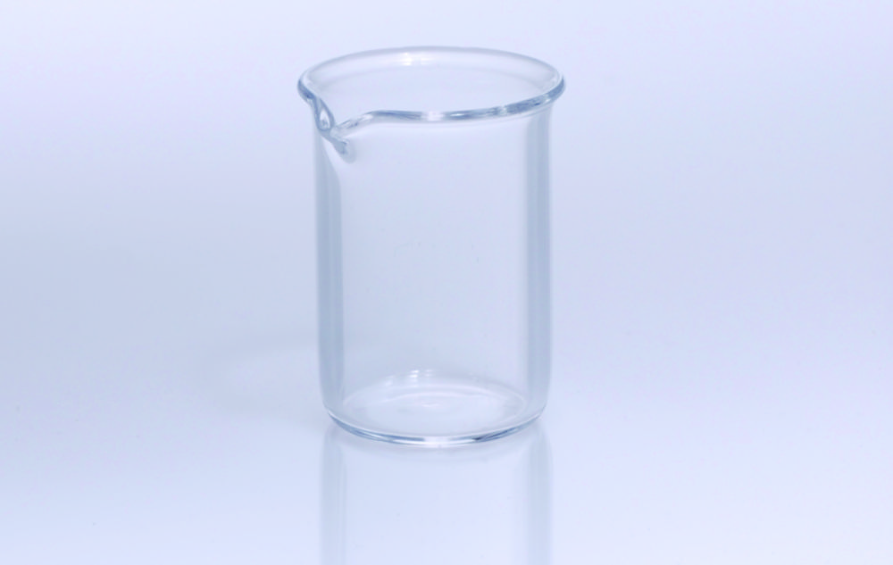Beakers, Quartz glass, low form