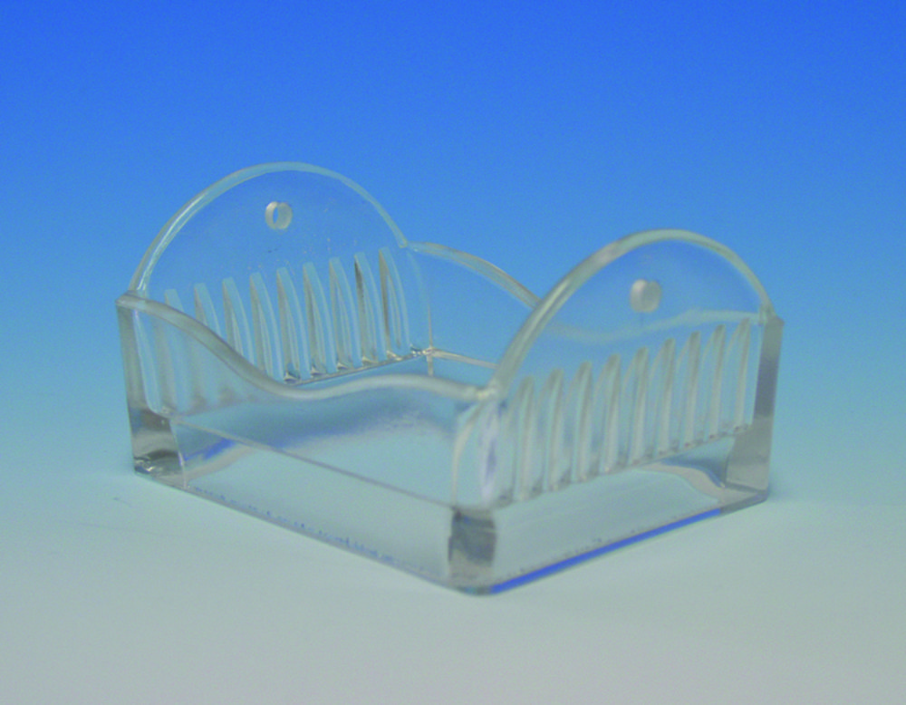 Insert for staining troughs, soda-lime glass