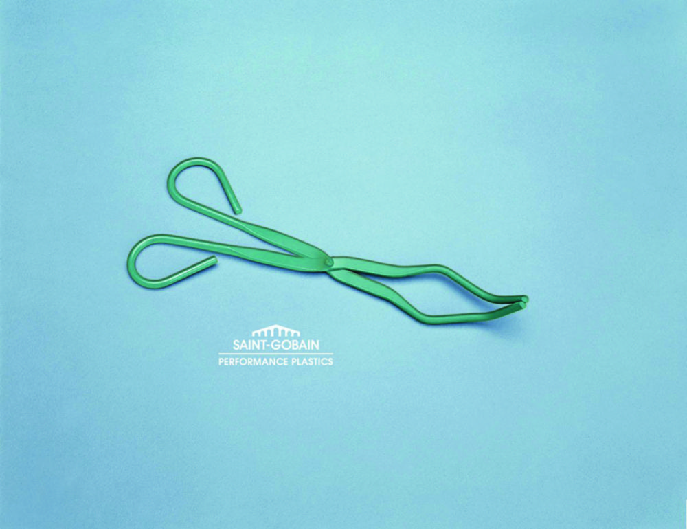 Tong, stainless steel, PTFE coated