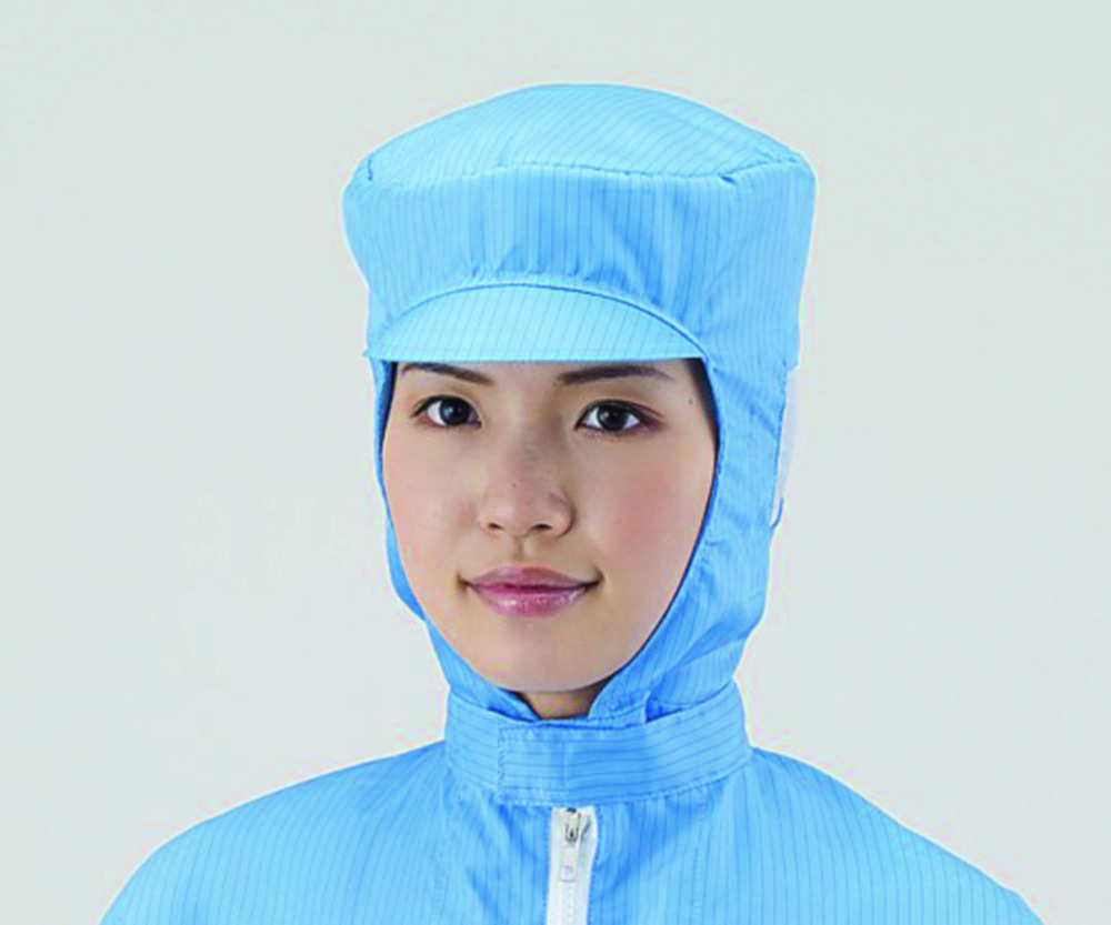 Hoods ASPURE, for cleanroom, Polyester, with protective cushioning
