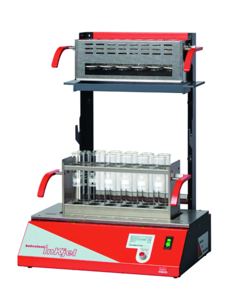 InKjel P infrared digestion system with 10 freely configurable programmes