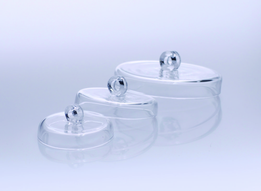 Lids for Crucibles, quartz glass