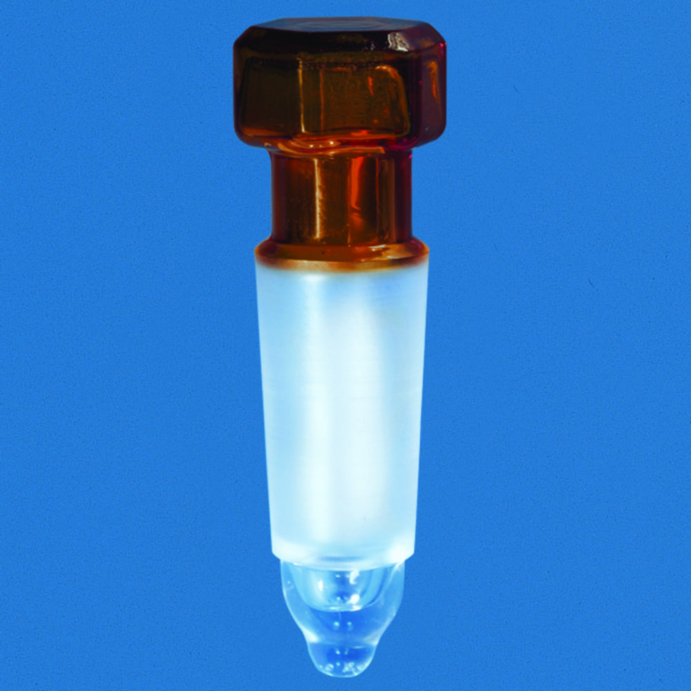 Conical ground joint stoppers, borosilicate glass 3.3
