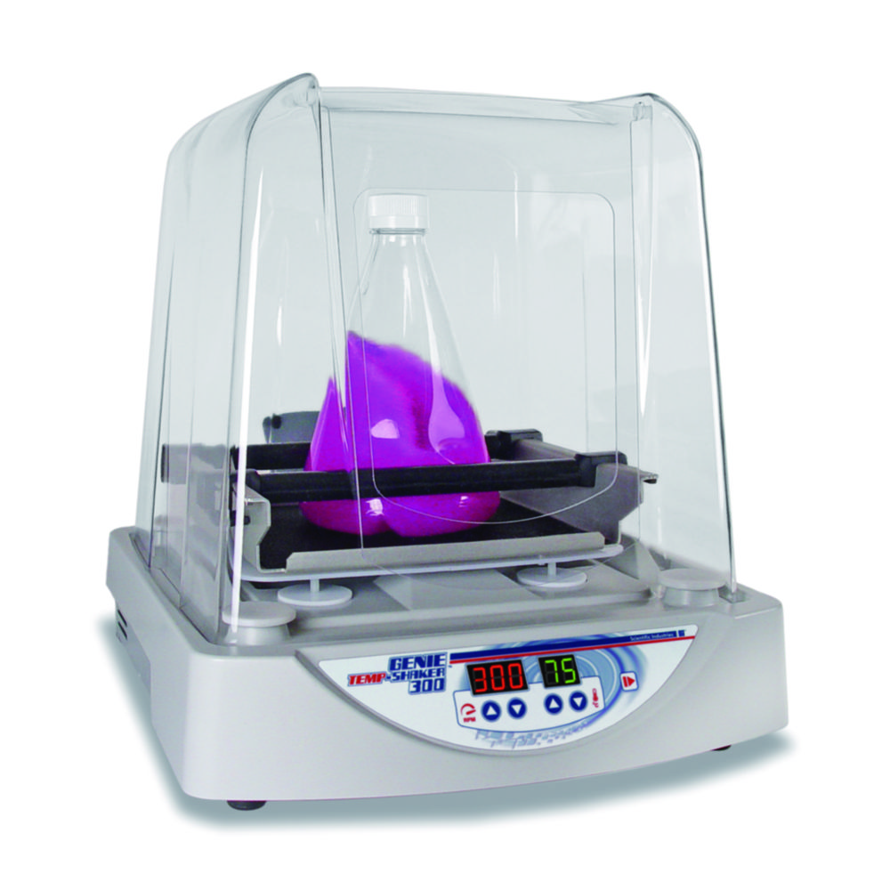 Benchtop shaking incubator Genie Temp-Shaker 300, with ratcheting clamp