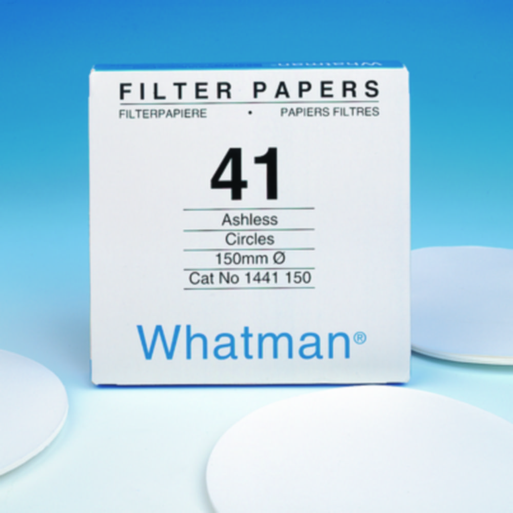 Filter paper, grade 41, quantitative, circles