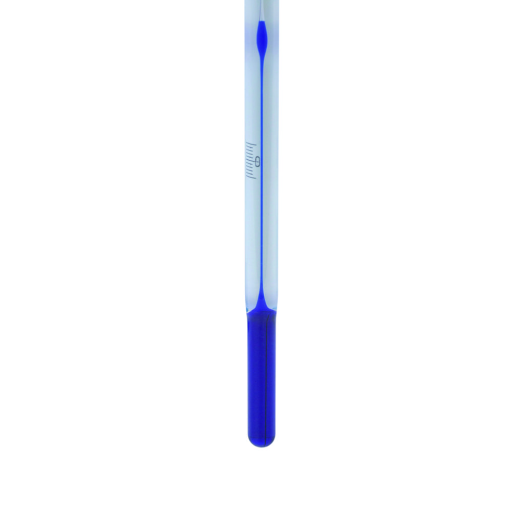 ASTM-Thermometers ACCU-SAFE, stem type, immersion depth total, with auxiliary scale
