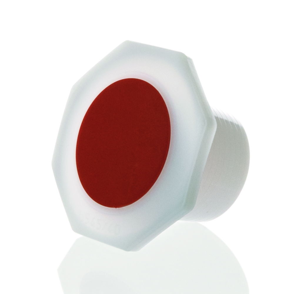 Conical ground joint stoppers, LDPE